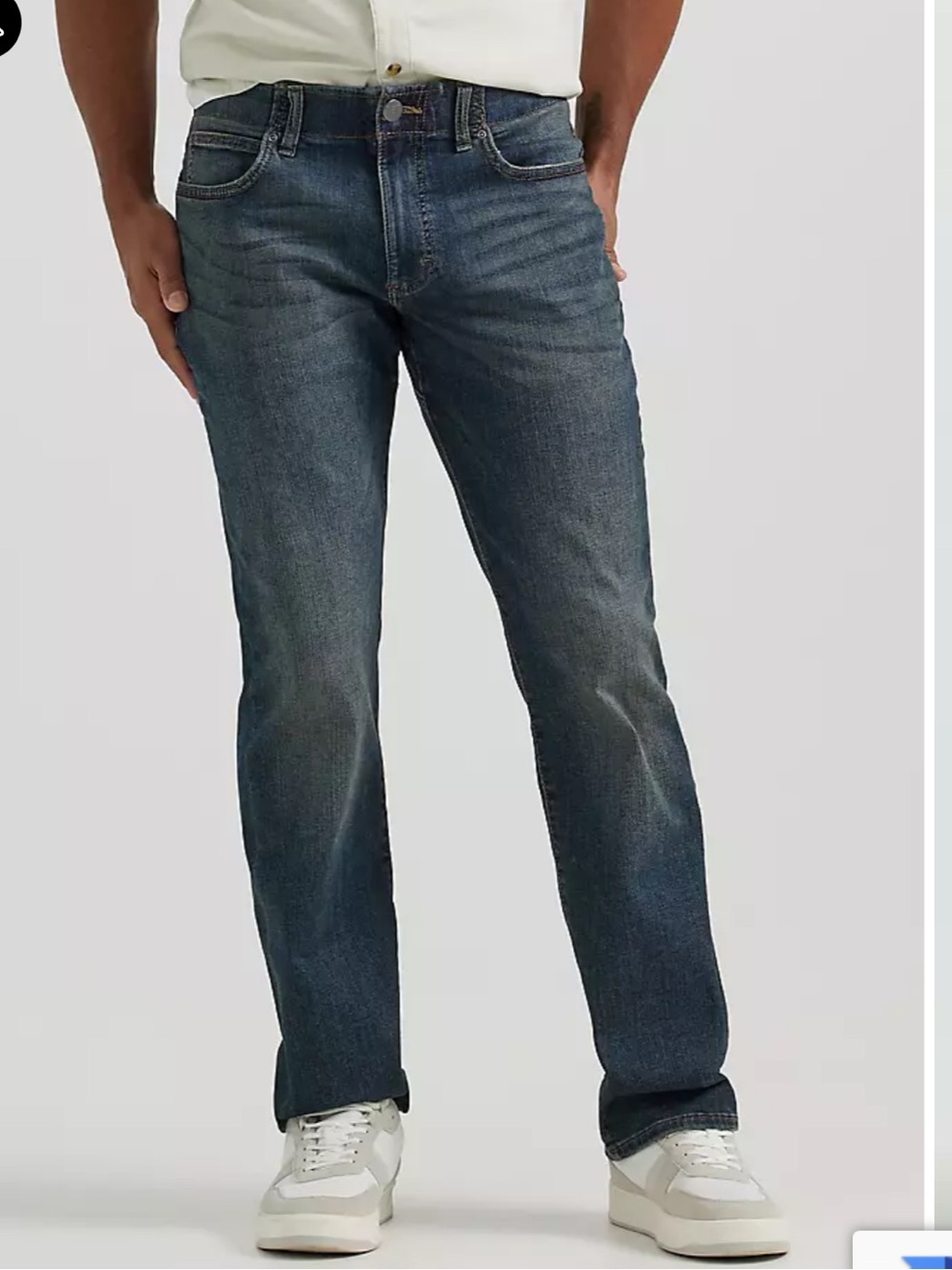 NEW Lee extreme motion Men's regular fit bootcutn  Jeans waistband size 35X30